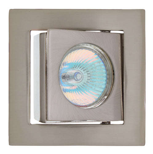***Tilt Square D/Light 102mm Dia Satin Chrome