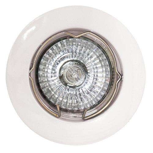 Straight Curved Rim D/Light 78mm Dia White
