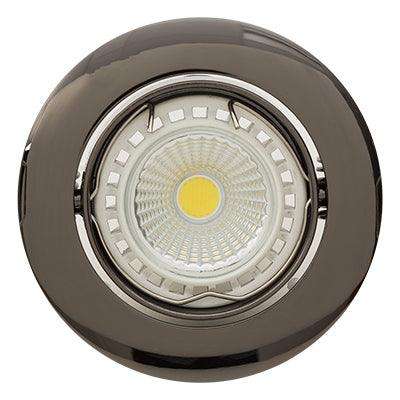 Tilt Curved Rim D/Light 83mm Dia Gun Metal