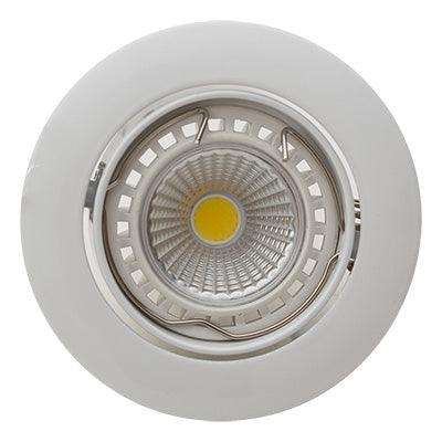 Tilt Curved Rim D/Light 83mm Dia White