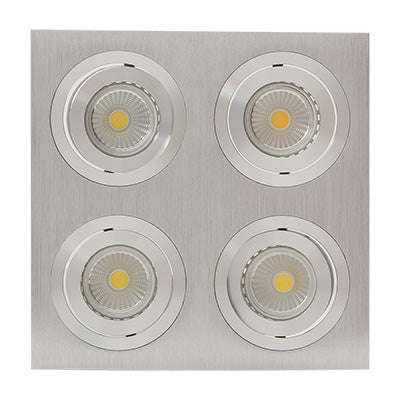 ***Cnc Tilt Square D/Light 175mm Dia Aluminium