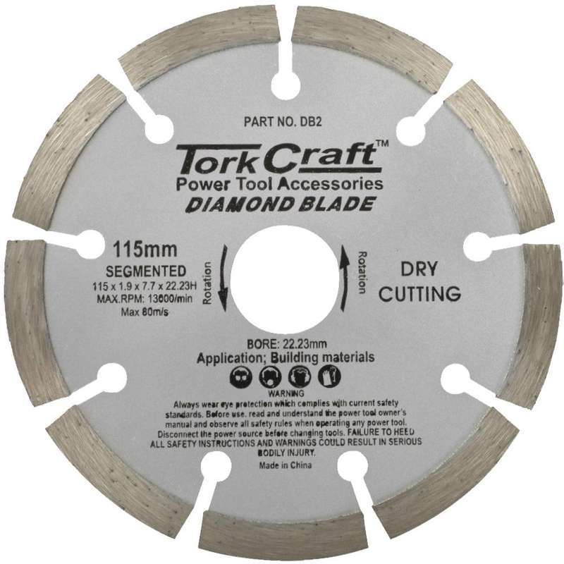Diamond Blade Segmented 115 Mm