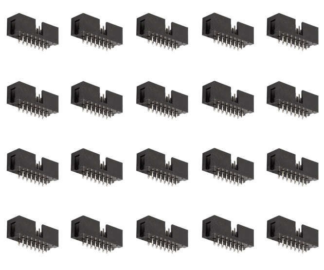 Box Header 14 W 2.54mm Str Pcb 165 P/Tray Dc3 14 P