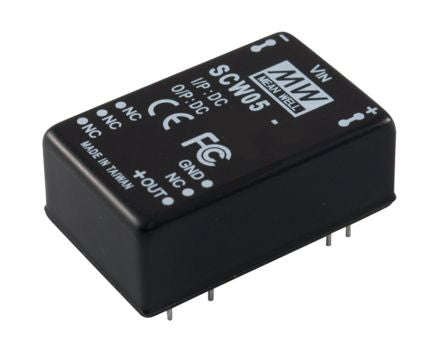Dc Dc Converter I=12 V O=2x15 Vdc 2x190m A Dcw05 A 15