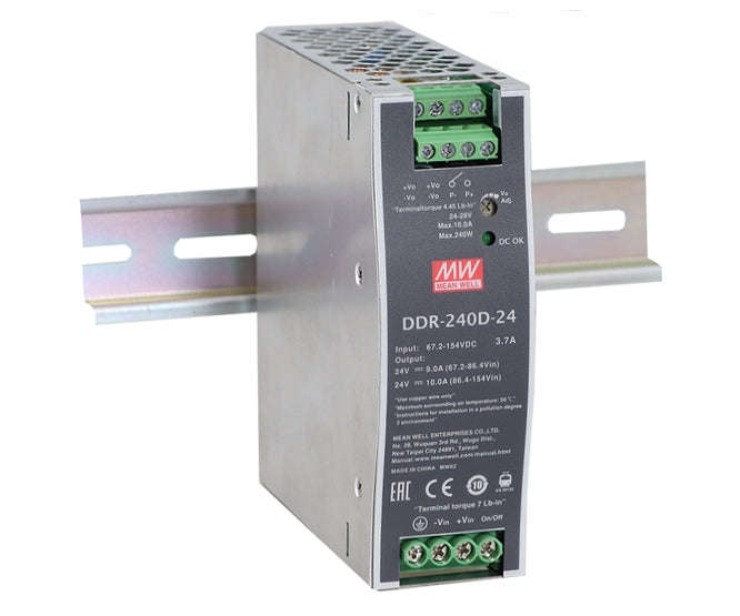 Dc Dc Converter D/R I=48 Vnom O=24 Vnom 10 A Ddr 240 C 24