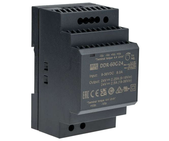 Dc Dc Converter D/R I=12/24 O=12 Vdc 5 A Ddr 60 G 12