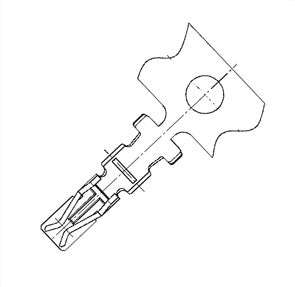 Socket Crimp Terminal For Df11 Series 24 Awg Df11 2428 Sca