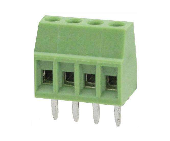Screw Terminal N/C Pcb 4 W P=2.54 Str Green Dg308 2.54 04 P 14 00 A(h)