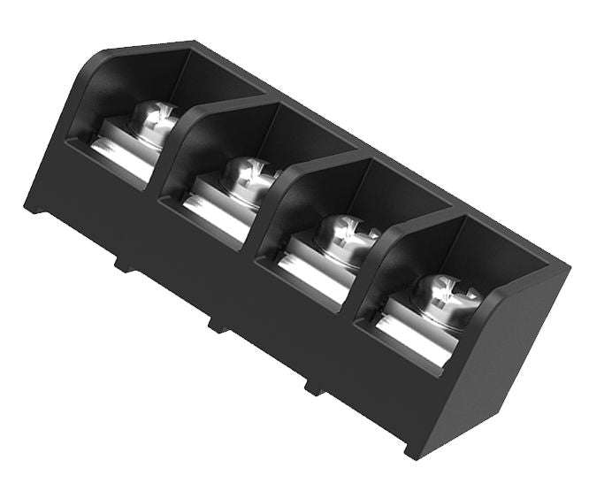 Barrier Terminal Block 4 W P=7.5 Pcb Black Dg36 B 7.5 04 P 13 00 Ah