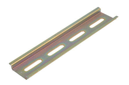 Din Rail Steel 35x7.5mm L=1m Galvanised Silver Ts35 Dr 1 Meter