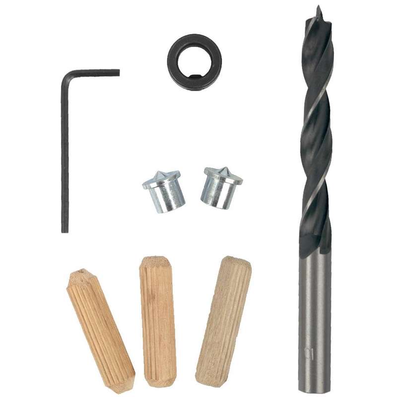 Doweling Accessory Kit 10 Mm 22 Piece (Birch Wood)