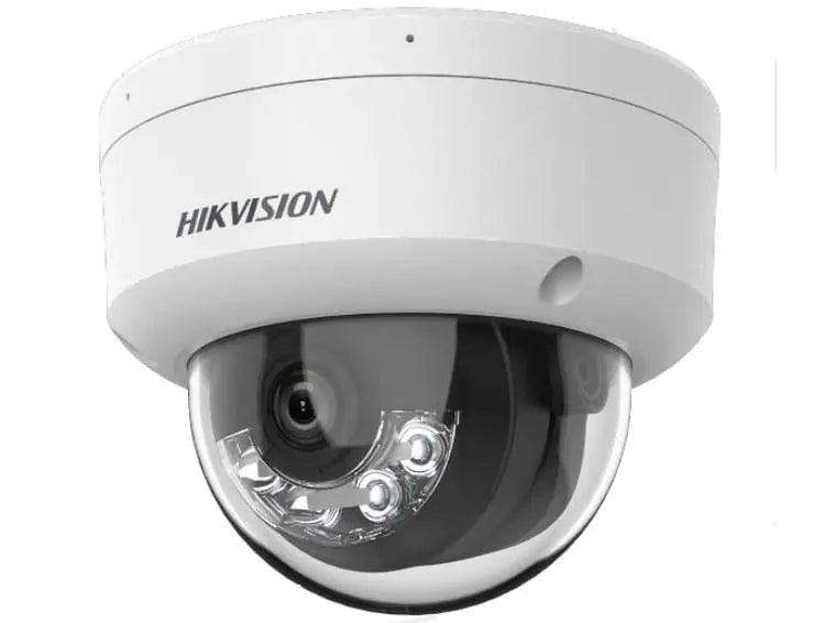 Hikvision - Eco 4MP dome 2.8mm lens 30m hybrid IR/white light microphone 12VDC/POE