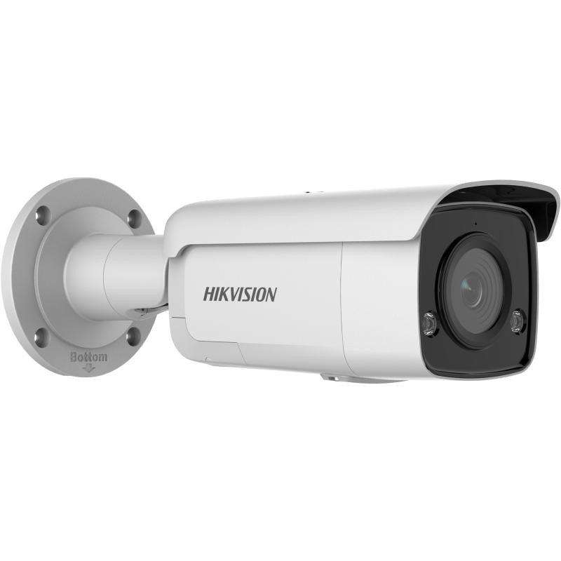 Hikvision - AcuSense 4MP bullet 6mm lens up to 60m IR 120dB WDR microphone 1 audio/ 1 alarm I/O b...