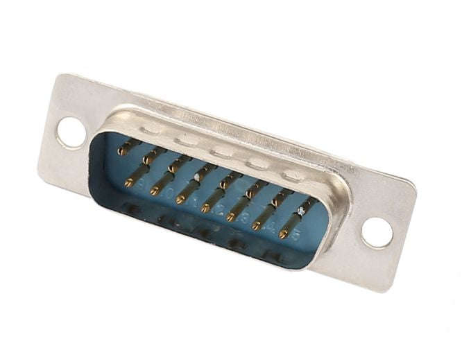 Plug D Sub 15 W Solder Panel Mnt Metal 200/Bag Db 15 P