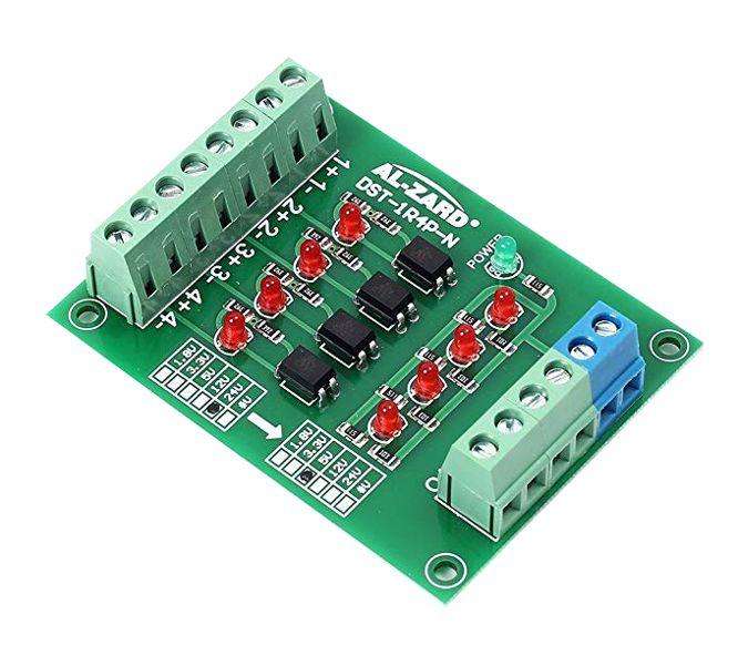 4 Ch Input Isolation Board / Module 24 V To 5 V Dst 1 R4 P N