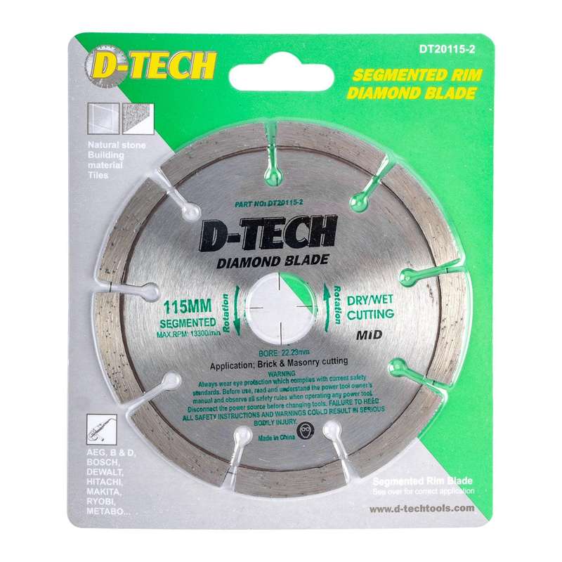 Diamond Blade Segmented Mid. 115 X22,23 Mm Screed/Brick/Masonry
