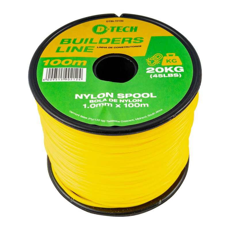 Builders Line 1.0 Mm X 100 M Nylon Spool