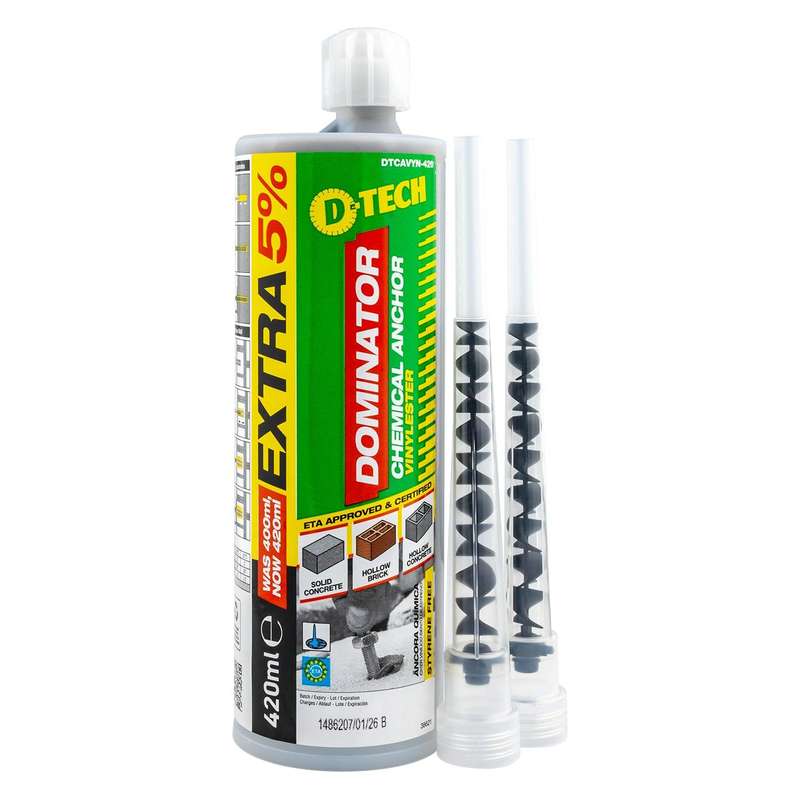 Chemical Anchor Vinylester 420 Ml Styrene Free 700405 Fire Rated Domin