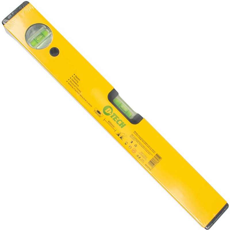 Spirit Level Box 400 Mm X 1.4 Mm 2 X Vial 0.5 Mm Accur. Alum.