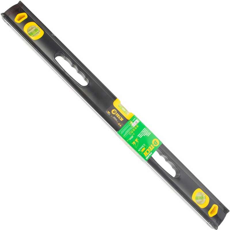 Spirit Level Beam 800 Mm X 1.6 Mm 3 X Vial 0.5 Mm Accur. Alum.