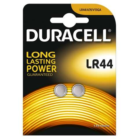 Batteries Duracell Alkal Lr44 P02 P/10