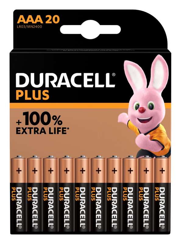 Batteries Duracell Mainline Aaa P20 P/10