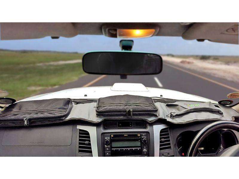Camp Cover Dashboard Organiser Ripstop Toyota Fortuner 2016 Charcoal