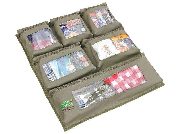 Camp Cover Door Storage System 6-Set Khaki