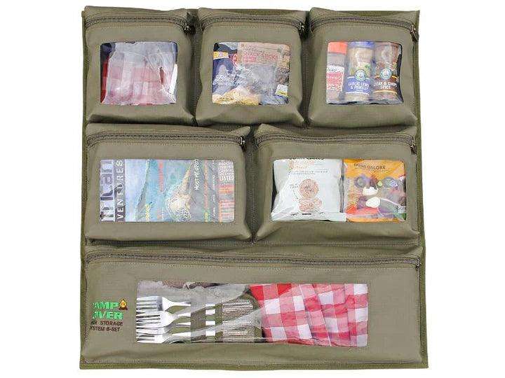 Camp Cover Door Storage System 6-Set Khaki