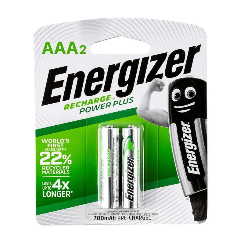 Energizer Recharge 700m Ah Aaa 2 Pack (Moq6)