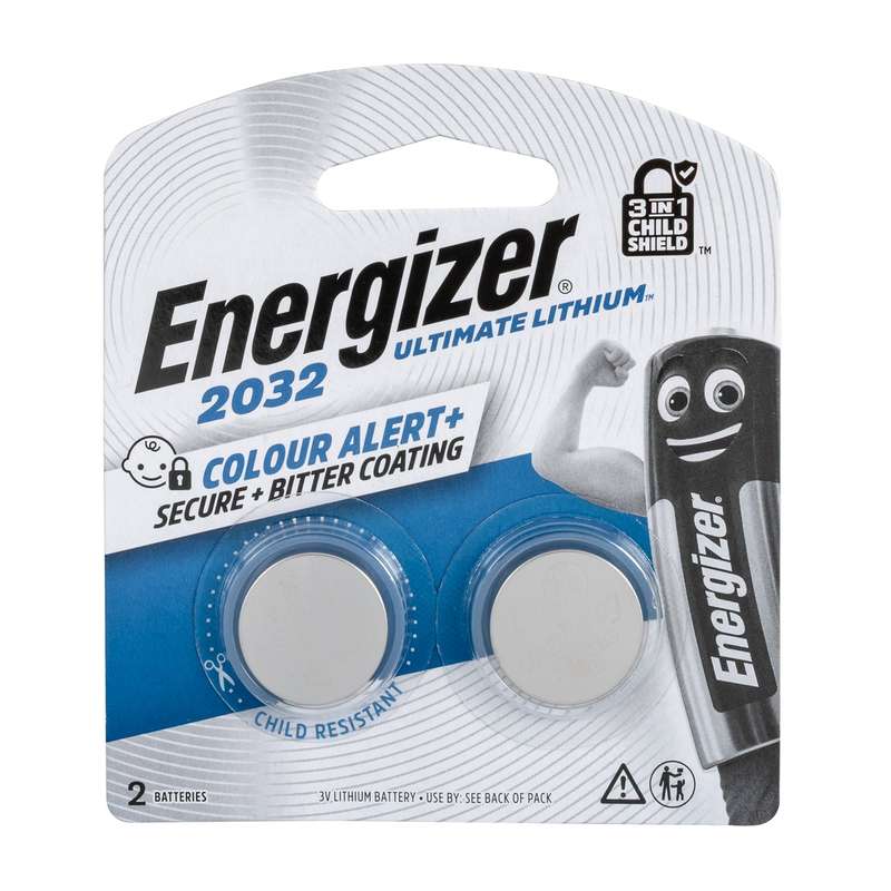 Energizer Cr2032 3 V Ult Lithium Coin 3 In 1 X2 Pack (Moq24)