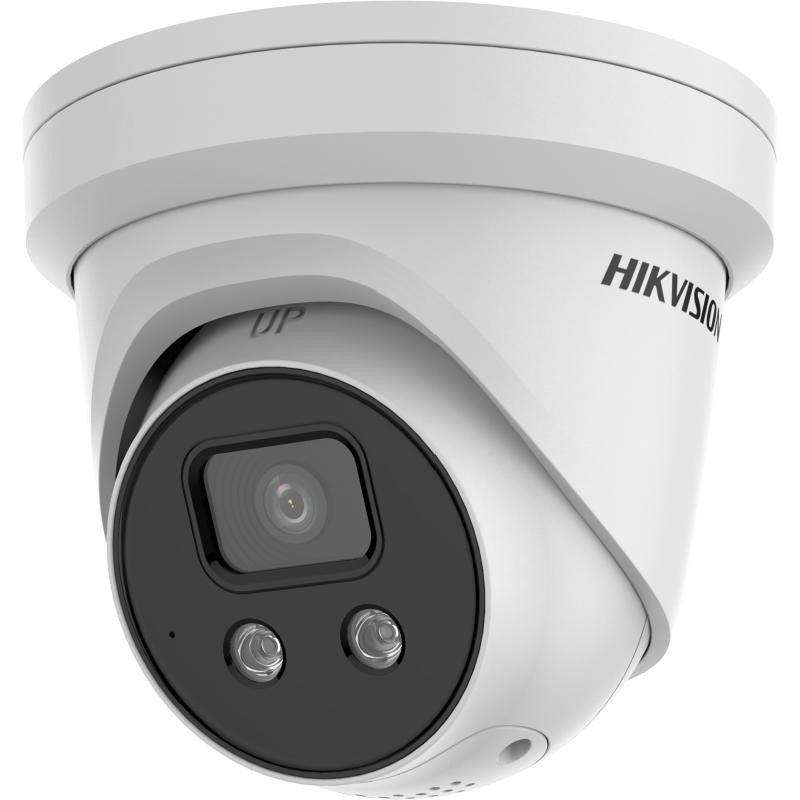 Hikvision - AcuSense 8MP turret 2.8mm lens up to 30m IR 120dB WDR built-in strobe-light & siren 1...