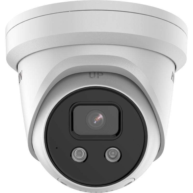 Hikvision - AcuSense 8MP turret 2.8mm lens up to 30m IR 120dB WDR built-in strobe-light & siren 1...