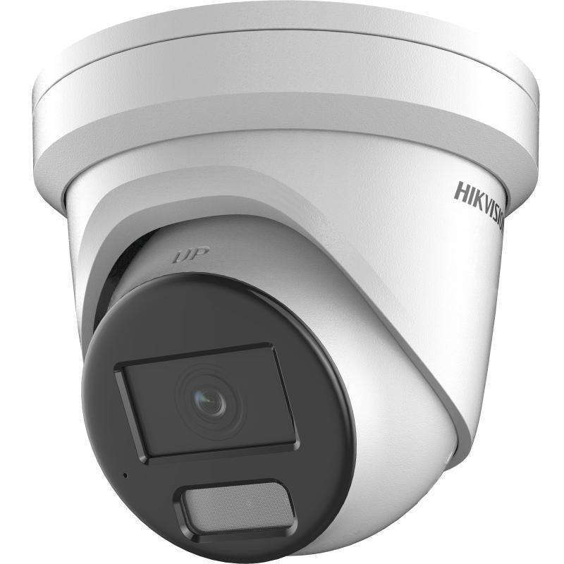 Hikvision - Hybrid ColorVu 4MP turret 2.8mm lens 40m hybrid IR/white light 130dB WDR 12VDC/POE