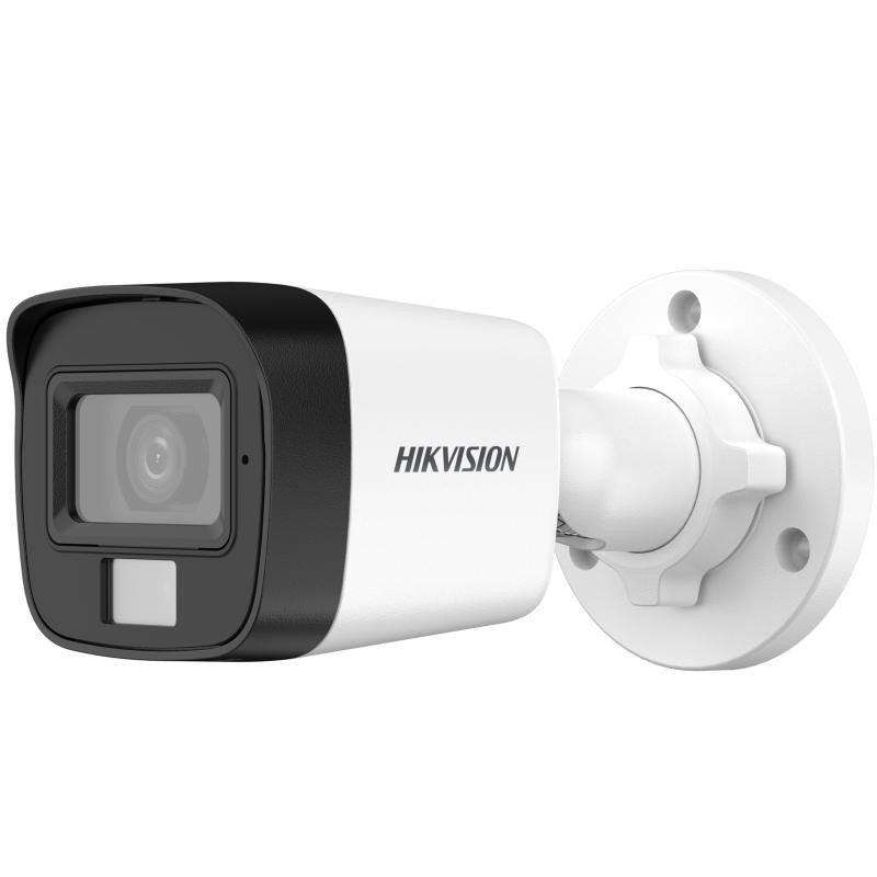 Hikvision - Turbo HD hybrid 2MP bullet 3.6mm lens 20m hybrid IR/white light microphone 12VDC