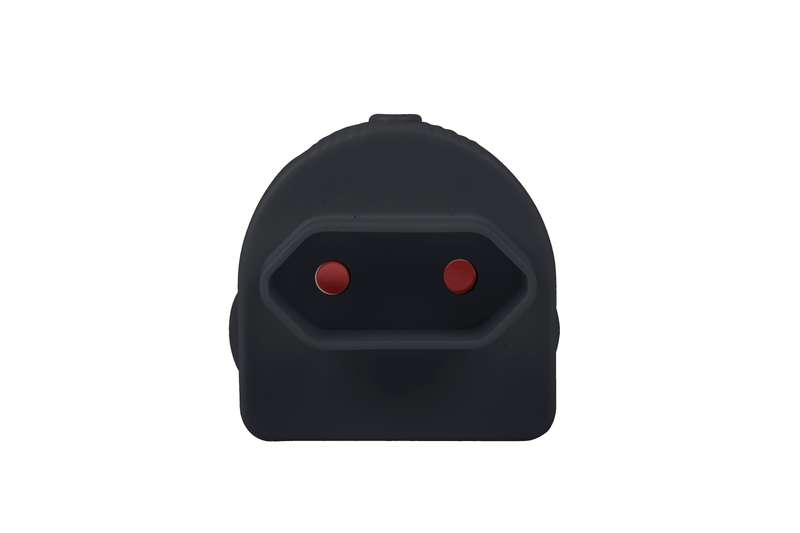 Adaptor Single Euro Black E/Mate