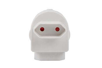 Adaptor Twin Euro White E/Mate