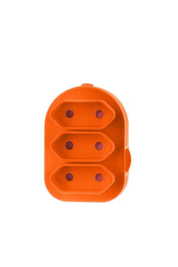 Adaptor Triple Euro Orange Xxx