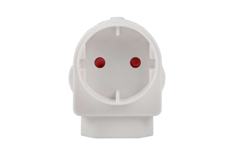Adaptor Euro/Schuko White E/Mate