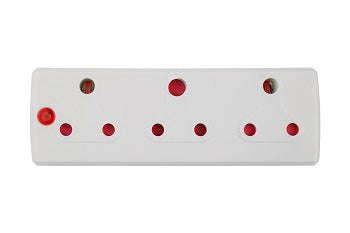 Adaptor 3 X16 A White E/Mate