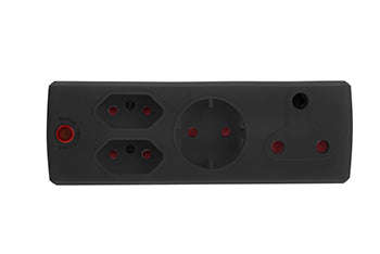 Adaptor 1 X16 A+2 X5 A+1 Xsk Black E/Mate