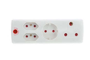 Adaptor 1 X16 A+2 X5 A+1 Xsk White+Surge E/Ma