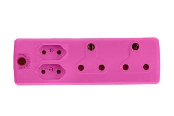 Adaptor 2 X16 A+2 X5 A Pink E/Mate Xxx