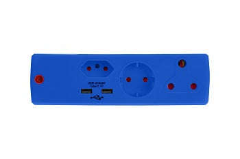 Adaptor 1 X16 A+1 X5 A+1 Sk+2 Usb Blue Xxx