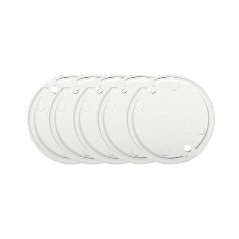 Pvc Round Lids Qty. 5