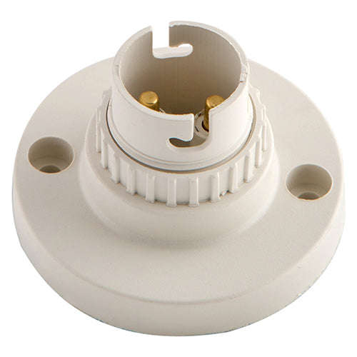 Lampholder Batton White H/C & Bag Pp