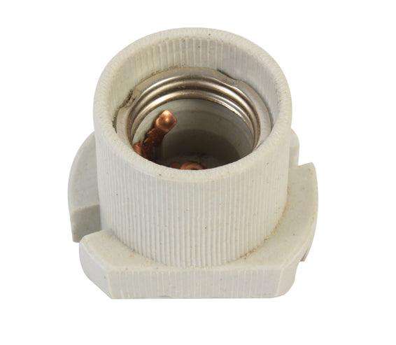 Lampholder E27 Porcelain Skirted