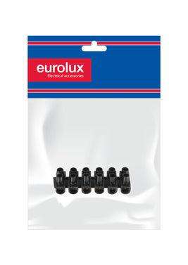 Connector Strip 15 Amp Black 12 Way