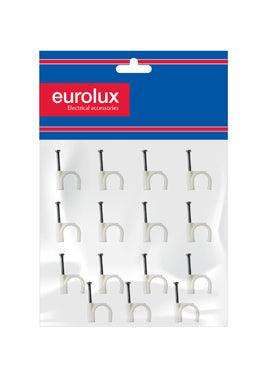 Cable Clips Round 12.0mm Qty.100 Loose
