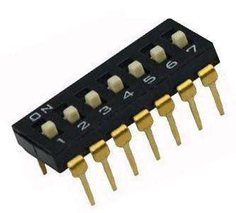 Dip Switch 7 Pole 100m A L/Pro Eah107 E99 *D*
